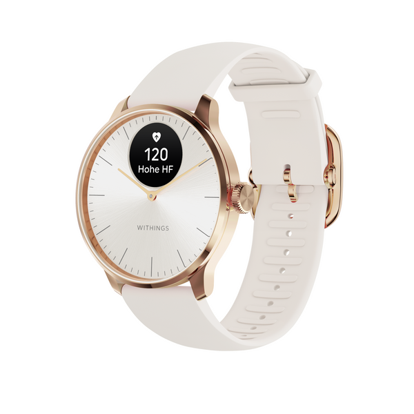 Withings Scanwatch Light 37 mm - Sabbia + cinturino in maglia milanese gratuito di Withings