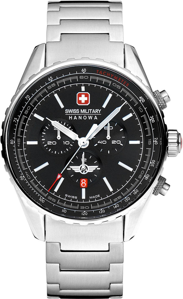 Swiss Military Hanowa men's analog quartz watch with stainless steel strap SMWGI0000303