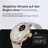 Withings Scanwatch 2 - 38mm Sand | Rose Gold + Free Withings Leather Strap 