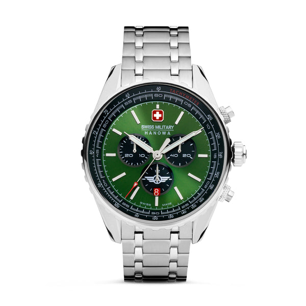 Swiss Military Hanowa Chronograph AFTERBURN CHRONO, with high-quality stainless steel bracelet