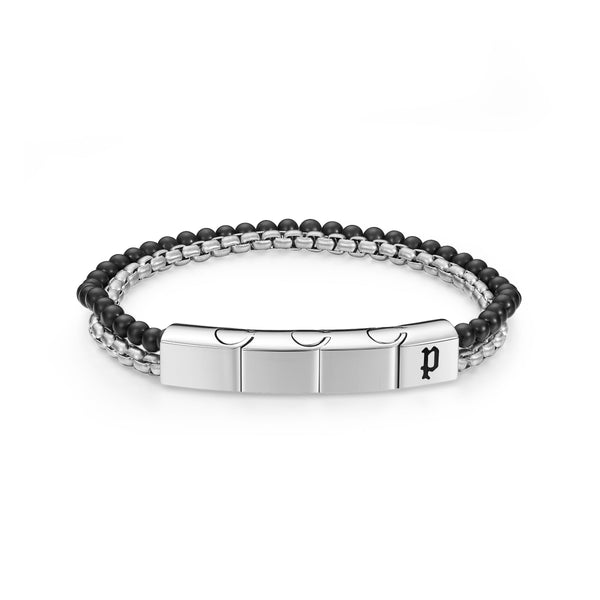 Police Bracelet Men PEAGB0039702 Onyx, Stainless Steel