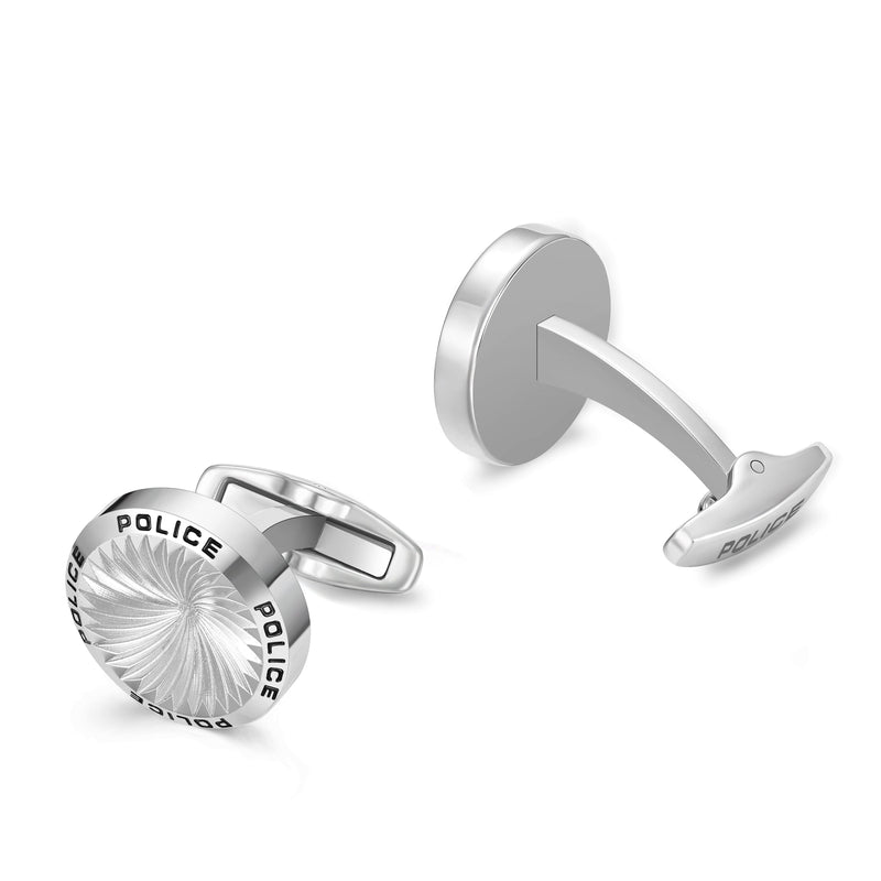 PE GYRE FULL SS GRID PATTERN CUFFLINKS