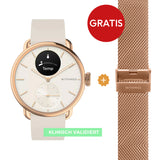 Withings Scanwatch 2 - 38mm Sand | Rose Gold + Free Withings Leather Strap 