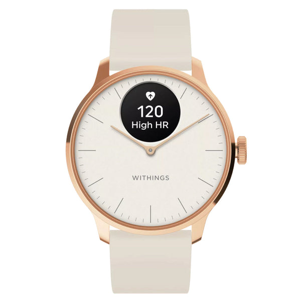 Withings Scanwatch Light 37 mm - Sabbia + cinturino in maglia milanese gratuito di Withings