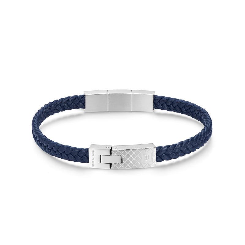 Police Men's Leather Bracelet Blue Leather Bracelet Men's Bracelet Leather Men's Bracelet Leather Men's Bracelet Leather Bracelet Men