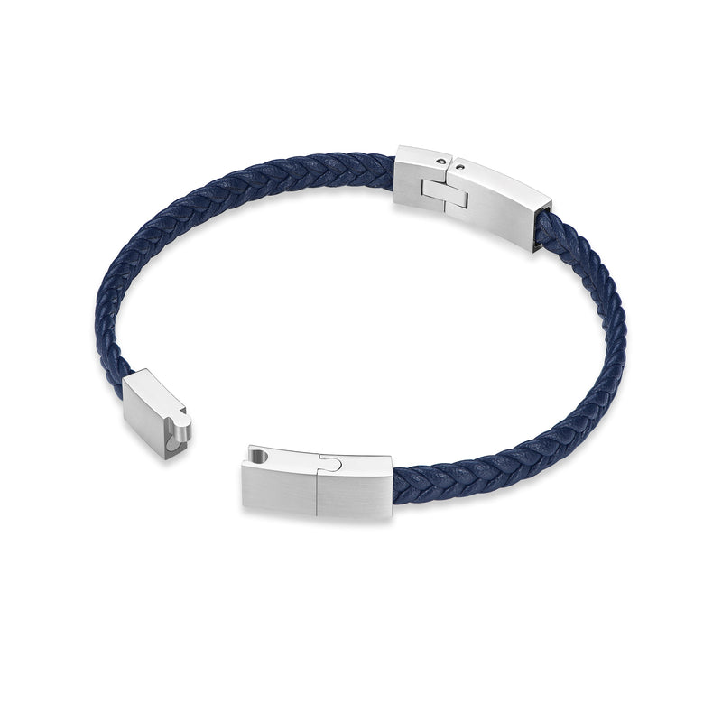 Police Men's Leather Bracelet Blue Leather Bracelet Men's Bracelet Leather Men's Bracelet Leather Men's Bracelet Leather Bracelet Men