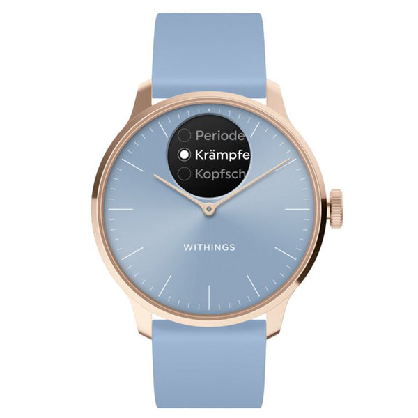 Withings Scanwatch Light - 37mm Blue + Free Withings Leather Strap 