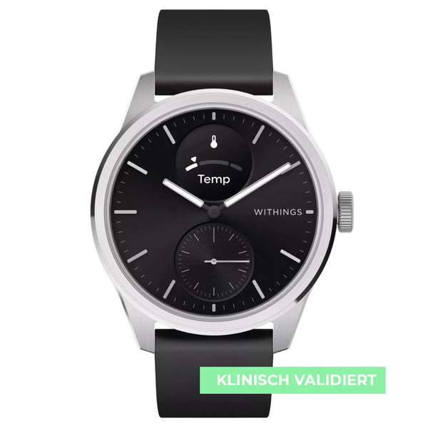 Withings Scanwatch 2 - Nero 42 mm + bracciale gratuito (marrone o nero)