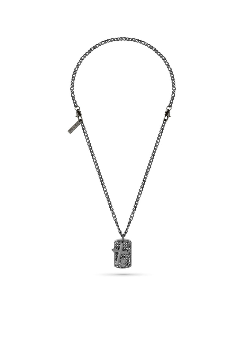 Police Peagi2214501 Necklace Silber Mann (Herstellerartikelnummer: PEAGI2214501-Gray-OS)