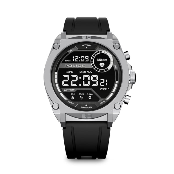 Police Herrenuhr Silikon schwarz Police My.Avatar Smartwatch UPON0000101