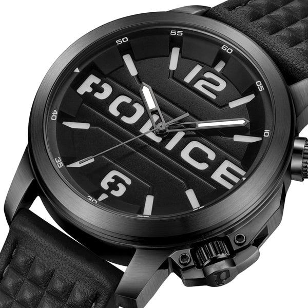 Police quartz watch AUTOMATED, PEWJD0021701, wristwatch, men's watch, grey