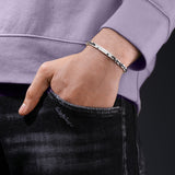 Police Men's Bracelet Silver 21 cm Stainless Steel Chain Bracelet Men's Bracelet Jewelry Men's Chain