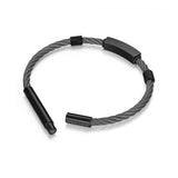 Police Men's Bracelet Stainless Steel Black 21cm - Men's Bracelet Chain Leather Bracelet Men