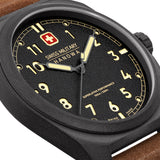 FIELDMASTER 40 MM STAINLESS STEEL CASE BROWN LEATHER STRAP