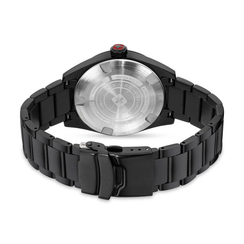 DARK MATTER 42MM BLACK PLATED CASE BLACK PLATED METAL BRACELET