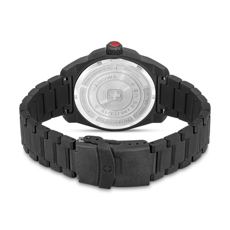 FIELDMASTER 40MM STAINLESS STEEL CASE GUN METAL PLATED METAL BRACELET