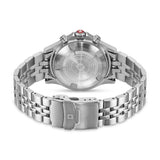 WATCHMAN 43MM STAINLESS STEEL CASE SILVER COLOR METAL BRACELET