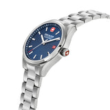 Swiss Military Hanowa Ladies Watch Analogue Stainless Steel Blue 38 mm Swiss Made Men's Watches Wristwatch Chronograph Time