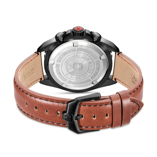 STONE MARTEN 45MM CASE BROWN LEATHER STRAP