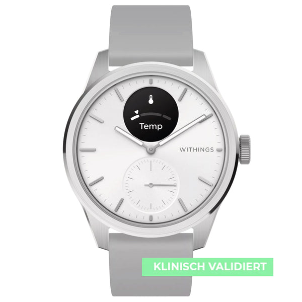 Withings Scanwatch 2 - Bianco 42 mm + cinturino in pelle Withings gratuito