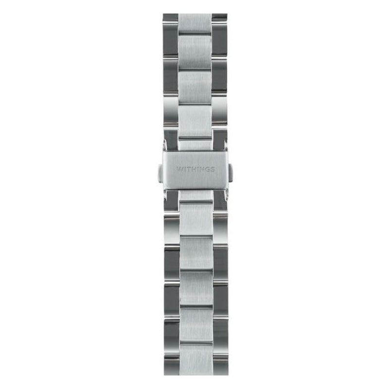 Bracciale Withings Oyster in metallo 18 mm Argento